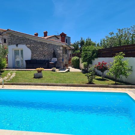 Villa Istrska Kamnita Hisa Soncni Medolino Esterno foto